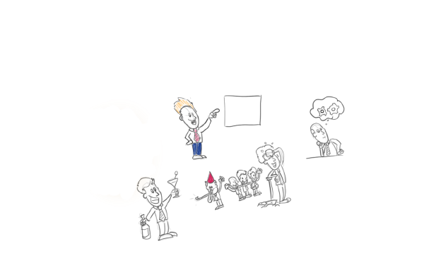 Sketch of a meeting